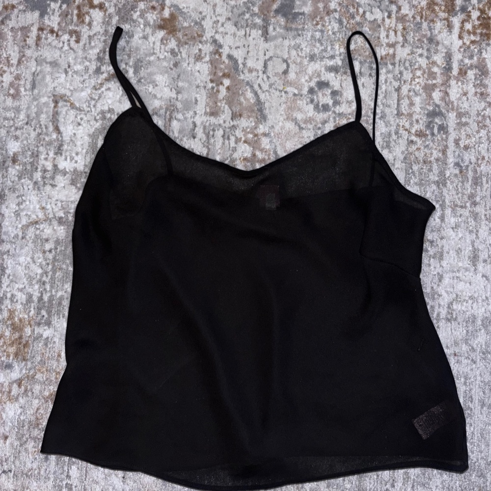 Sheer Black Cami